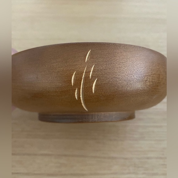 Vintage Baribocraft Canadian Maple Wood Salad Bowl with 5 Bowls - Picture 12 of 16